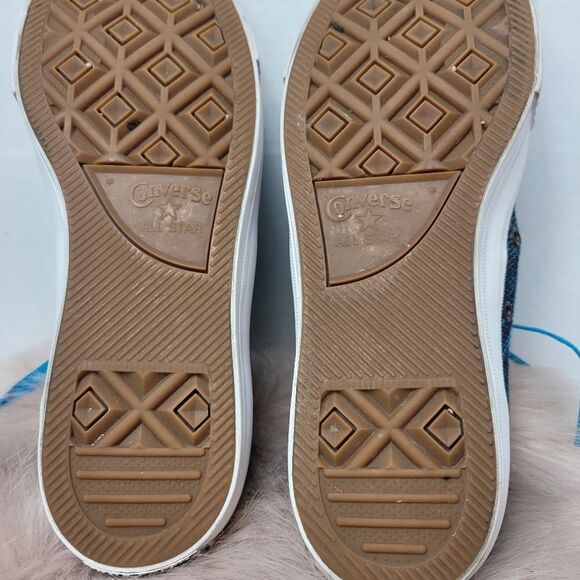 Converse Chuck Taylor All Star II Ox Knit 151091C Blue Men's Shoes Size 8 - Picture 10 of 10